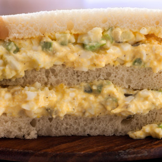Egg Salad Sandwich with Avocado and Watercress