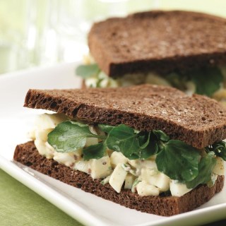 Egg Salad Sandwiches with Watercress