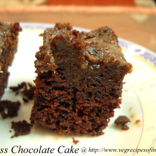 Recipe removed (was: Eggless Chocolate Cake with Flaxseed)
