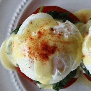 Healthier Eggs Benedict 