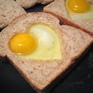 Eggs in Fried Bread