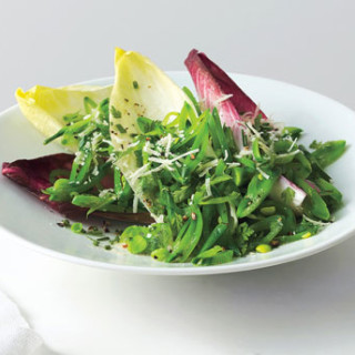 Endive and Snap Pea Salad with Parmesan Dressing