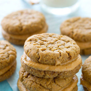 Extra-Chewy Peanut Butter Sandwich Cookies