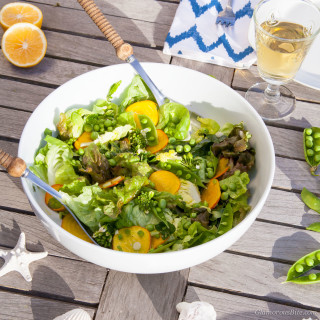 Farmers Market Spring Salad with Lemon Vinaigrette