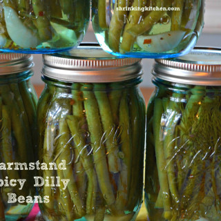 Farmstand Spicy Dilly Beans {and a giveaway}