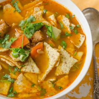 Fast and Easy Turkey Tortilla Soup