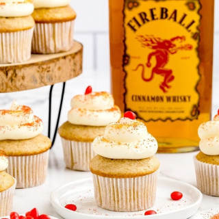 Fireball Cupcakes