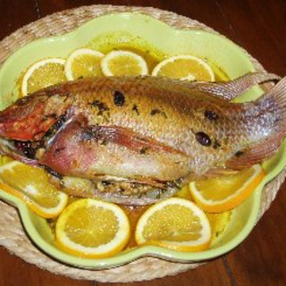 Fish Stuffed with Fresh Herbs (Mahi-Ye Tu Por Ba Sabzi)