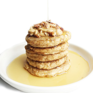 Flourless Cinnamon Stuffed Pancakes