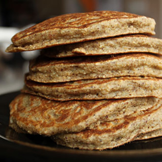 Four Ingredient Oat Flour Pancakes