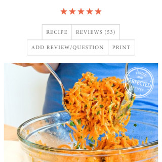 French carrot salad