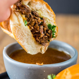 French Dip Sandwiches - Pressure Cooker and Slow Cooker