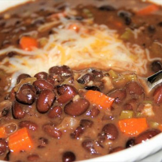 Friday's black bean soup