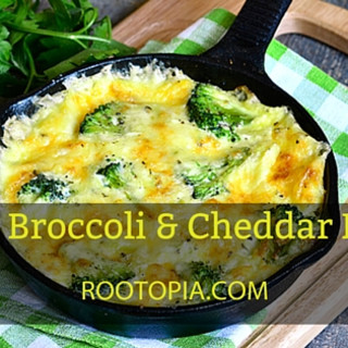 Frozen Broccoli and Cheddar Frittata