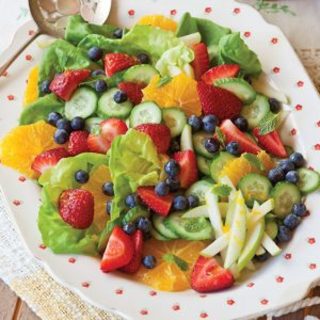 Fruit Salad with Sweet Orange Dressing
