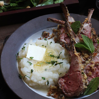 Game of Thrones: Herb Crusted Rack of Lamb and Mashed Turnips