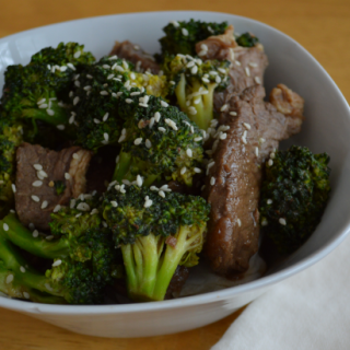 Garlic and Ginger Beef with Broccoli (Gluten Free, Soy Free)