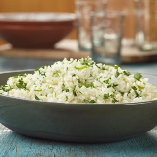 Garlic cilantro rice