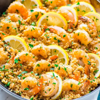 Garlic Shrimp w/Quinoa