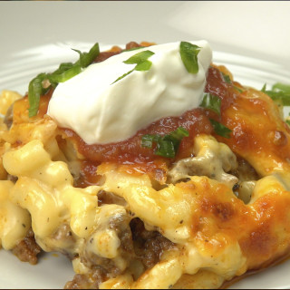 Get The Recipe: Baked Taco Mac And Cheese