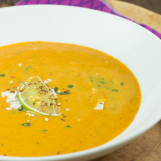 Ginger, Carrot and Sweet Potato Soup