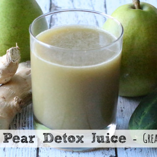 Ginger Pear Detox Juice | Best Hangover Cure