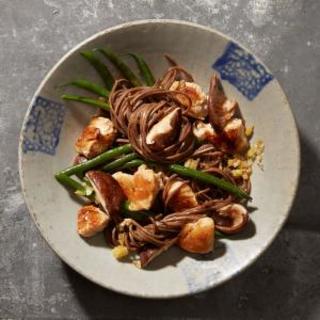 Ginger Chicken with Shiitakes and Green Beans