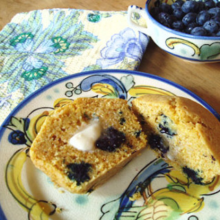 Gluten-Free Blueberry Corn Muffins