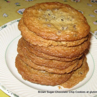 Gluten-Free Brown Sugar Chocolate Chip Cookies