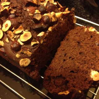 Chocolate Hazelnut Loaf Cake | Bake to the roots