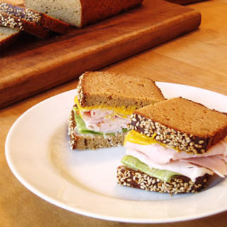 Gluten-Free Sesame Sandwich Bread