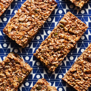Granola Bars with Dried Fruit and Seeds