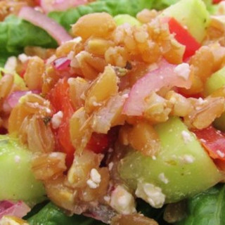 Greek Farro Salad Recipe