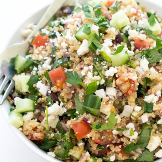 Greek Kale Quinoa Salad