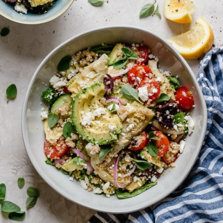 Greek Quinoa Salad with Avocado