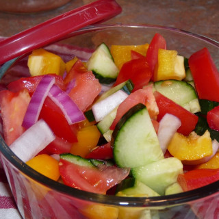 Greek Salad - Raw Food Diet