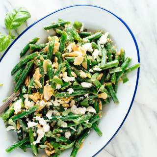 Green Bean Salad with Toasted Almonds &amp; Feta