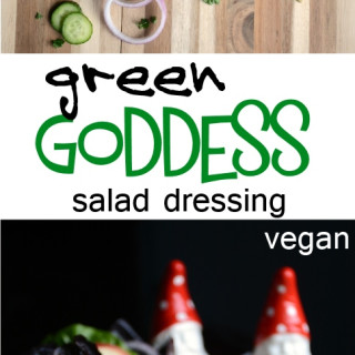 Green Goddess Dressing with Avocado and Hemp Seeds