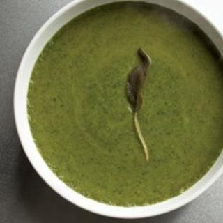 Green Soup with Yams and Sage