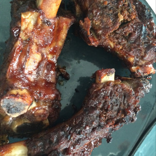 Grilled BBQ Beef Ribs