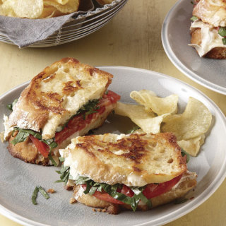 Grilled Brie and Tomato Sandwiches