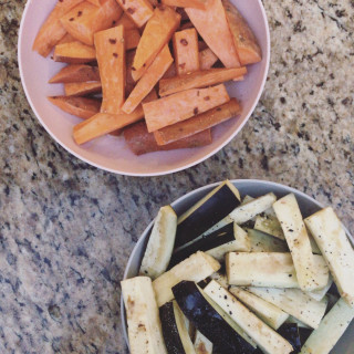 Grilled Carrots and Zucchini 