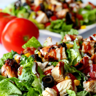 Grilled Chicken Barbecue Salad
