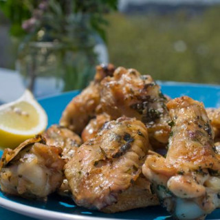 Grilled Chicken Wings with Provencal Flavors