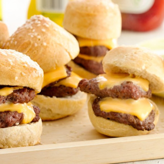 Grilled Double-Double Sliders