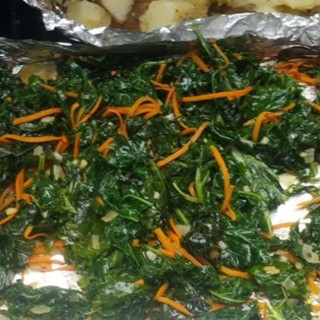 Grilled Kale Salad