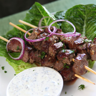 Grilled Lamb Kebabs with Coriander and Cumin