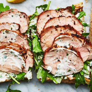 Grilled Pork Tenderloin Sandwiches
