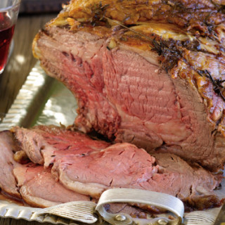 Grilled Prime Rib with Garlic &#038; Rosemary