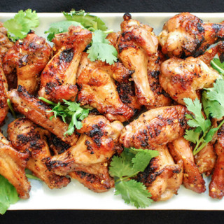 Grilled Spicy Chicken Wings With Soy and Fish Sauce